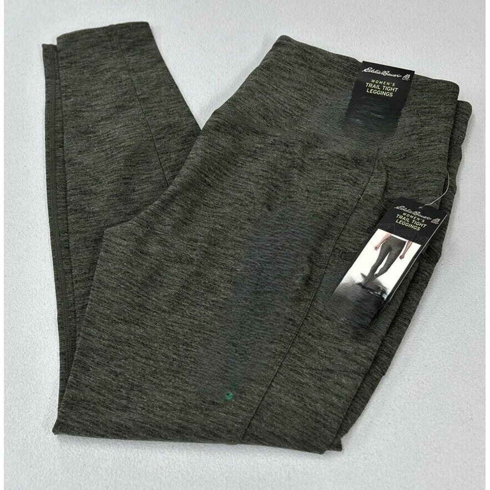 Eddie Bauer Women's Trail Tight Leggings Green Heather - NWOT Size X-Small